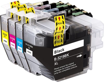 Inktcartridges Geschikt voor Brother LC3219XL | Multipack van 4 stuks Geschikt voor Brother MFC-J5330 DW - J5730DW - J5930DW - J6530DW - J6535DW - J6930DW - J6935DW (LC-3217/LC3217/LC-3219/LC3219)