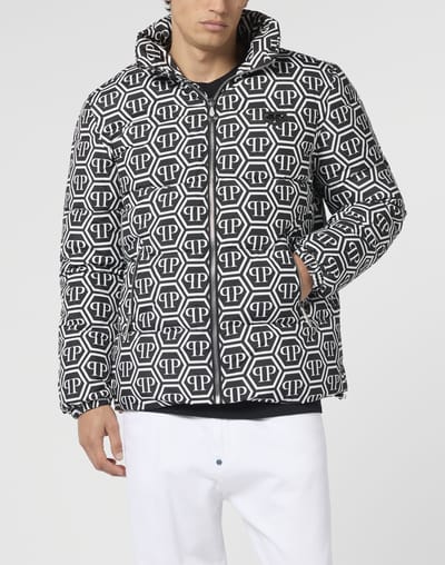 Nylon Puffer Jacket Monogram