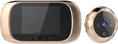 Digitale Deurbel - Deurcamera Viewer - Veilig Thuis - Nachtzicht IR LEDs - 2.8 Inch Scherm - Champagne