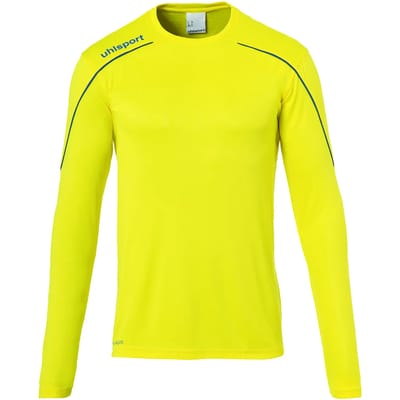 Uhlsport Stream 22 Voetbalshirt Lange Mouw Heren - Geel / Royal | Maat: L