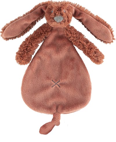 Happy Horse Konijn Richie Knuffeldoekje - Roestbruin - Baby cadeau