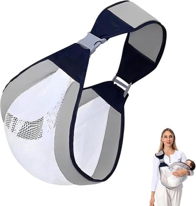 Comfortabele Katoenen Babydraagdoek - Verstelbaar & Ademend voor Baby's 0-36 Maanden