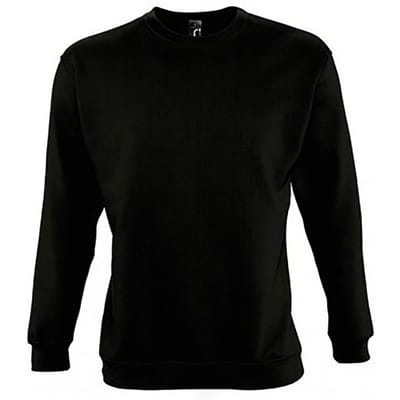 SOLS Uniseks Supreme Sweatshirt (Zwart)
