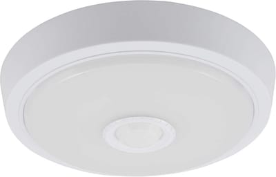 Ronde LED Plafondlamp met PIR Bewegingsmelder - Ø21 cm - 10W - Warm Wit Licht