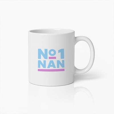 Nr.1 Oma Mok 330ml | Schattig Pastel Cadeau voor Grootmoeders | Perfect Verjaardag, Moederdag of Kerstcadeau