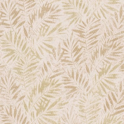 VARENBLAD BEHANG | Botanisch - roze goud - A.S. Création Metropolitan Stories 3