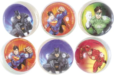 UNIQUE - 6 Justice League stuiterballen