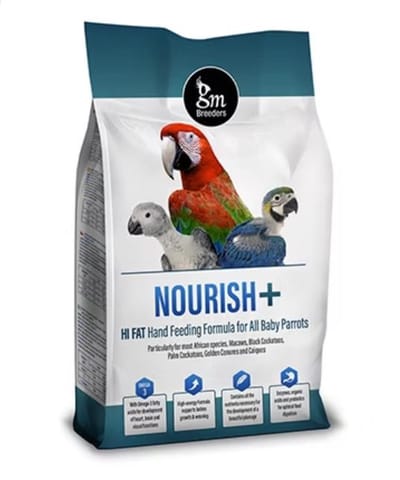 GM Breeders Handfeeding 2kg - Vervanger Kaytee - Handopfokvoer Ara - Grijze roodstaart -