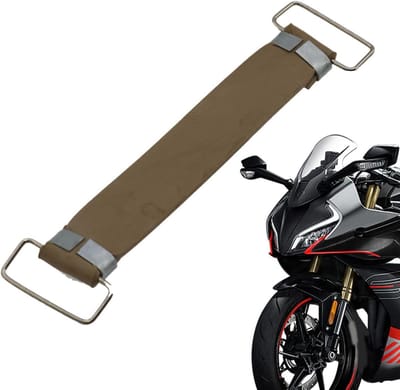 Batterij Spankabel - Elastische Band - Motor Accu Zekeren - Snelle Installatie - 25 cm - Zwart