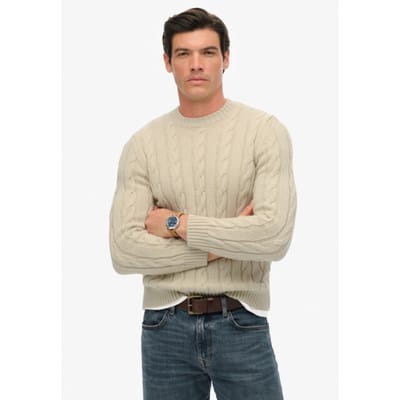 Superdry Jacob Cable Jumper Trui Heren - Maat XL