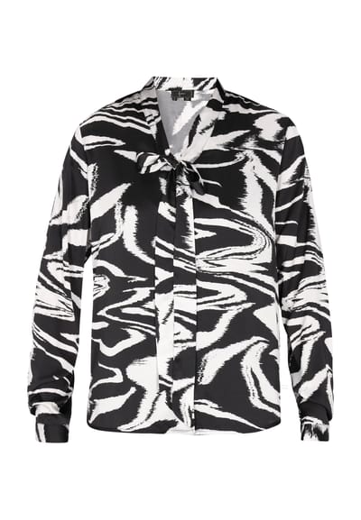 Faina Blouse Dames zwart en wit