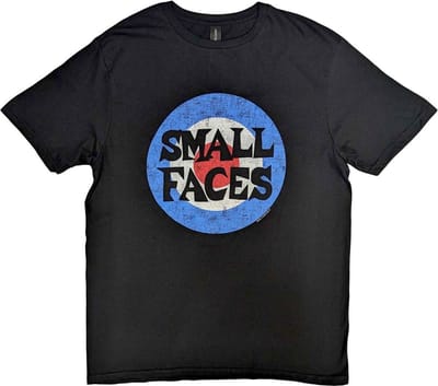 Small Faces - Mod Target Heren T-shirt - S - Zwart