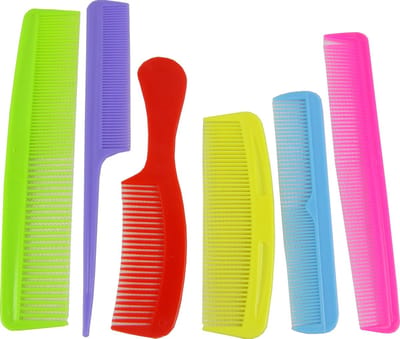 Hair Mode Kammenset 6 Delig Mix Kleur