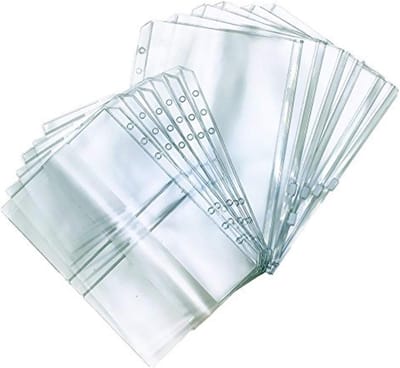 Losse Blad Vullingen - Organizer Insteek - Notities Maken - Waterdicht PVC Materiaal - A5 Formaat 6 Gaten - Frosted Helder