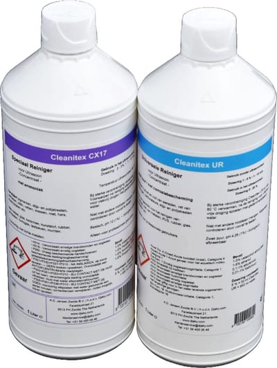 Ultrasoon Vloeistof 2x1L - Cleanitex Voordeelset - Voor o.a. Sieraden, Klokken & Carburateurs - (Semi) Professionele Toepassing
