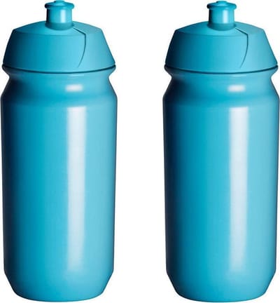 2 x Tacx Shiva Bidon - 500 ml - Lichtblauw - Drinkbus