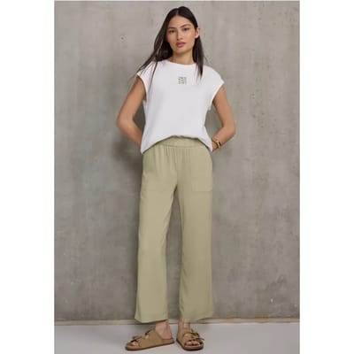 Culottes in effen kleur
