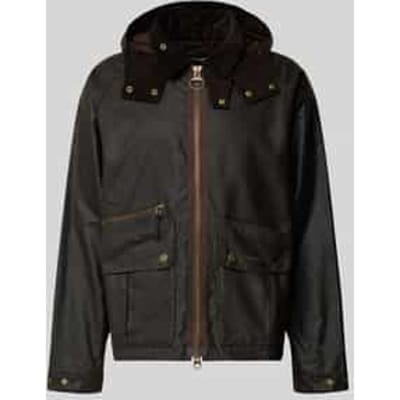 Regular fit parka van gewaxt katoen, model 'RE-ENGINEERED'
