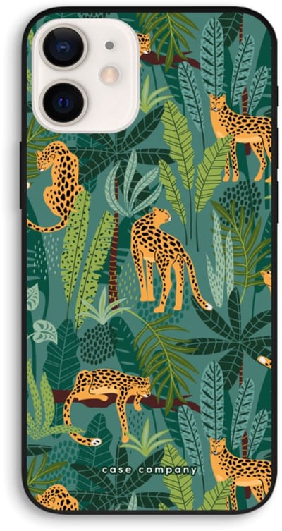 Case Company® - Hoesje geschikt voor iPhone 12 hoesje - Luipaard 2 - Biologisch Afbreekbaar Telefoonhoesje - Bescherming alle Kanten en Schermrand