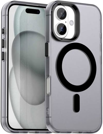 Techsuit CandyCase MagSafe - Hoesje - iPhone 17 - Zwart - MagSafe