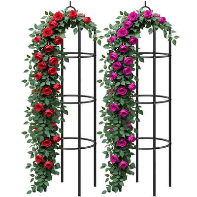 Plantensteun Rozenzuil – 2 St. 200 cm - voor Rozen Klimplanten Bloemen