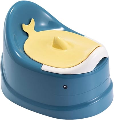Zindelijkheidstraining Toilet - Potje Trainer - Kinderen Zindelijk Maken - Morsbestendig Ontwerp - 30x23.5x21.5cm - Blauw