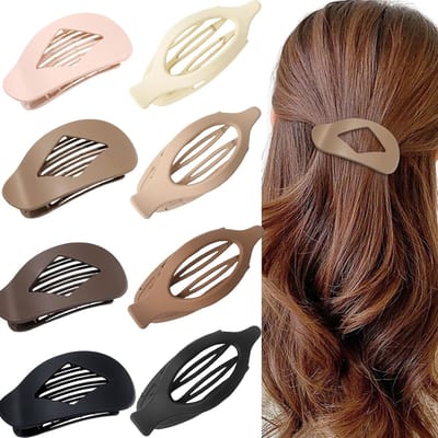Set van 8 Matte Haarclips voor Dikker en Dunner Haar, Sterke Grip Haarspelden voor Vrouwen, Ideaal voor Krullen en Haarstyling