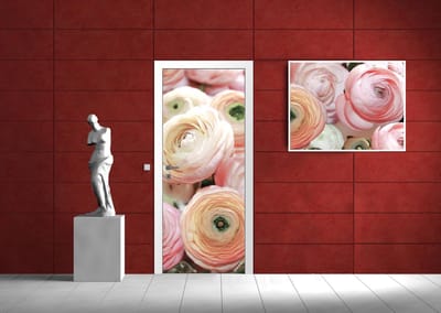 Flowers Peonies Colours Photo Wallcovering