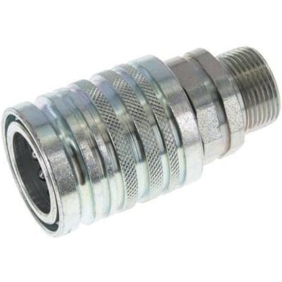 Stalen DN 12.5 Hydraulische Koppeling Snelkoppeling 16 mm S Knelring ISO 7241-1 A/8434-1 D 20.5mm