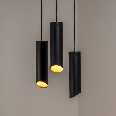 Opviq Hanglamp Sivani MR-979, zwart, ijzer, 3-lamps rond