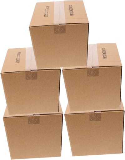 Kartonnen Verhuisdozen - Verzenddozen Opslagdozen - Inpakken Opslaan Transporteren - Stevig 3-laags Karton - 22x22x22 cm - Bruin