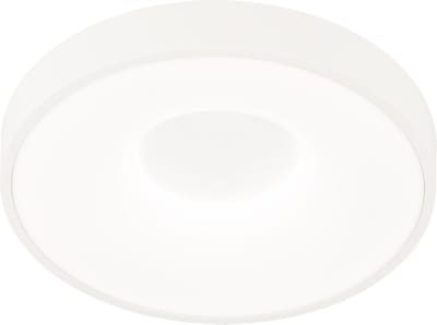 Lumidora Plafondlamp 75027 - Plafonniere - BORLIND - Ingebouwd LED - 24.0 Watt - 2400 Lumen - 6500 Kelvin - Wit - Kunststof - Met dimmer - Badkamerlamp - ⌀ 29 cm