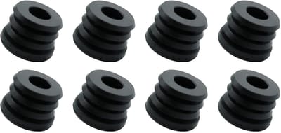 Store_7 - Schroefdraadstop - Instelstoppen - Hoge kwaliteit - Zwart - Ronde buis - Voor 28 mm buizen - Geschikt voor wanddikte 1,5-2 mm