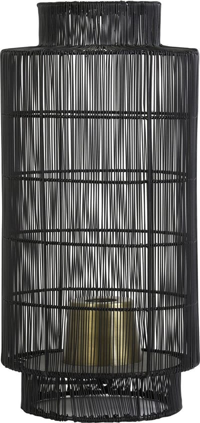 Light & Living Tafellamp Gruaro - Zwart - Ø24cm - Modern