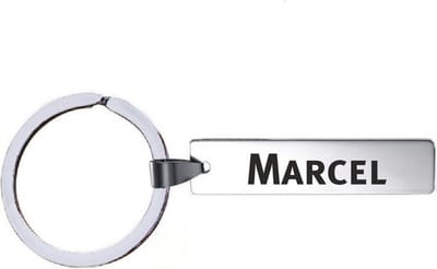 Sleutelhanger Met Naam - Marcel - RVS