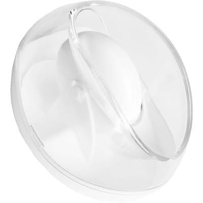 Boîte à trombones magnétique en plastique de type rouleau, distributeur de trombones, conteneur de rangement pour bureau et école white