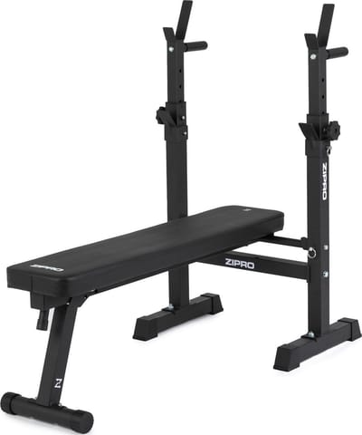 ZIPRO® Core Halterbank - Fitnessbank - Bench press bank - Bankdrukbank - Krachttraining - Verstelbaar - Voor Beginners en Professionele sporters - Duurzaam en Comfortabel