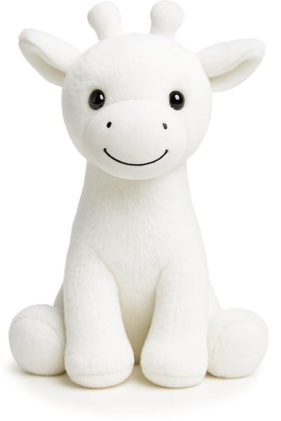 Giraffe (Wit) Pluche Knuffel 30 cm - Speelgoed Knuffels voor Kinderen Jongens Meisjes - Giraffe Dierentuin Dieren Knuffeldier
