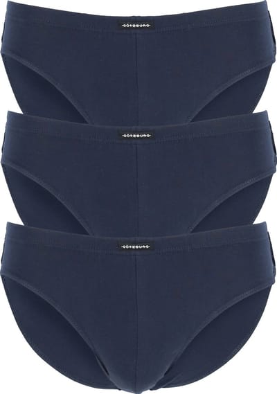 Gotzburg heren slips (3-pack) - donkerblauw