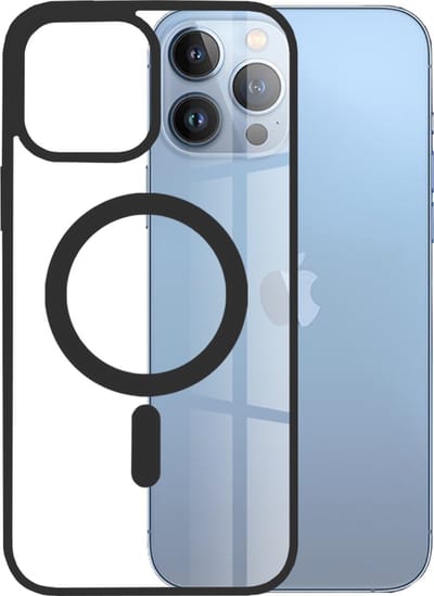Techsuit MagSafe Pro Hard Case Back Cover hoesje voor Apple iPhone 13 Pro Max - Zwart