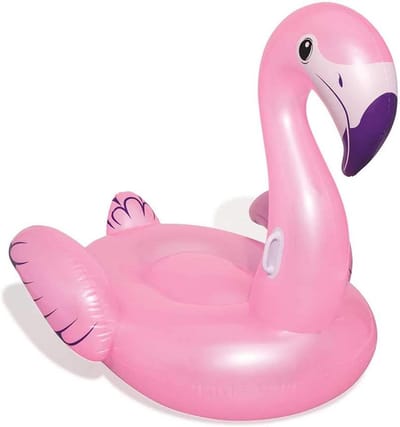 Luxe Flamingo Zwemdier Opblaasbaar - Groot Opblaasfiguur voor Zwembad en Strand - 173 x 170 cm