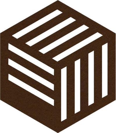 Hexagon Kubus vilt onderzetters - Donkerbruin - 6 stuks - ø 10 cm - Tafeldecoratie - Glas onderzetter - Cadeau - Woondecoratie - Tafelbescherming - Onderzetters voor glazen - Keukenbenodigdheden - Woonaccessoires - Tafelaccessoires