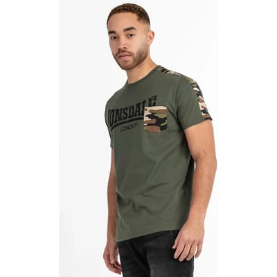 Lonsdale T-shirt Huxter T-shirt, normale pasvorm