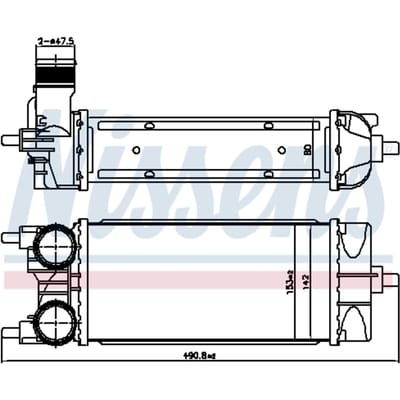Intercooler NISSENS 961485