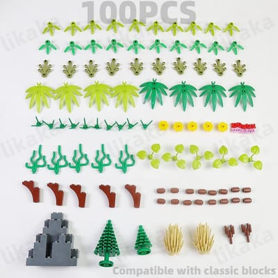 Hoge Kwaliteit 100 Stuks Hoge Kwaliteit Boom Hoge Kwaliteit Planten Hoge Kwaliteit Accessoires Hoge Kwaliteit Onderdelen Hoge Kwaliteit Bouw Hoge Kwaliteit Blokken Spelen