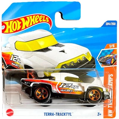 HOT WHEELS TERRA TRACKTYL 12 HWGRFX WHITE 204/250 (1:64) HW TRACK CHAMPS 1/5