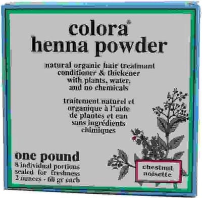 Colora Henna Haarkleur 8 x 60ml Chestnut