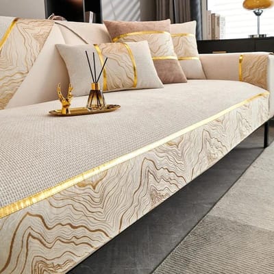 1PC Scandinavische Chenille Bankmat Antislip Kinderen Huisdieren Bankhoes Vier Seizoenen Universele Bankhoes Handdoek voor Woonkamer Thuis 1pc 30x50 pillowcase