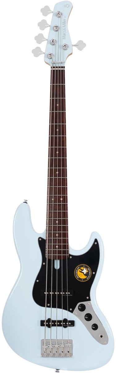 Elektrische basgitaar - Sire V3P 5/SNB - Marcus Miller - 5-snarig - Passief - J-Bass - Sonic Blue