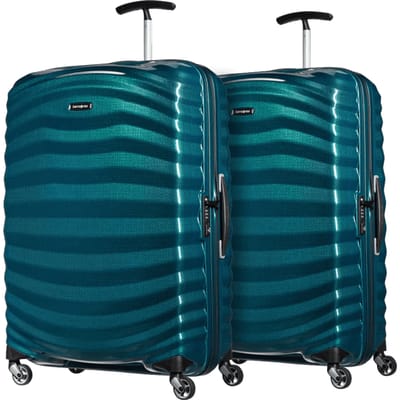 Samsonite Lite-Shock Spinner 75cm Duo Pack Petrol Blue